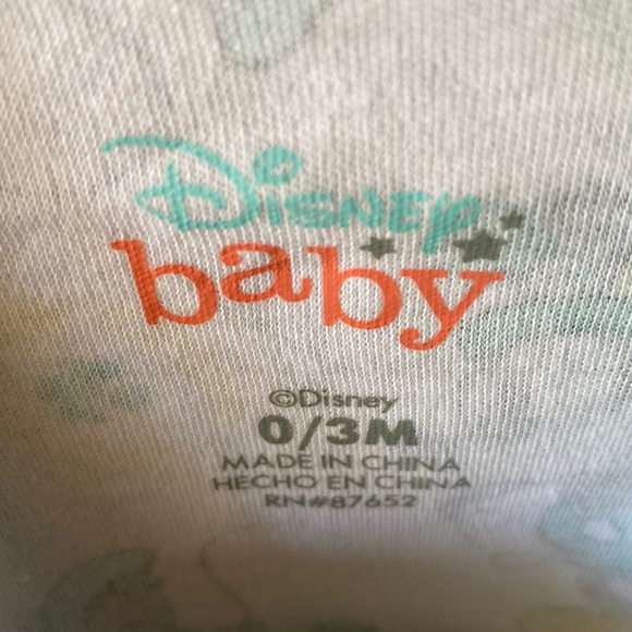 Disney Baby Minnie & Mickey St. Patrick’s Day Sleeper Size 0-3 Months NEW - Picture 4 of 4